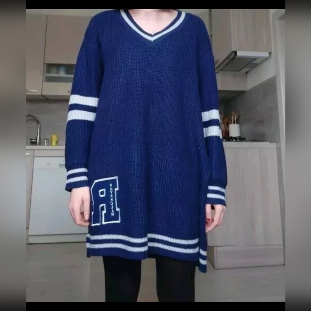 Hot Topic Harry Potter Ravenclaw Varsity Sweater Dress